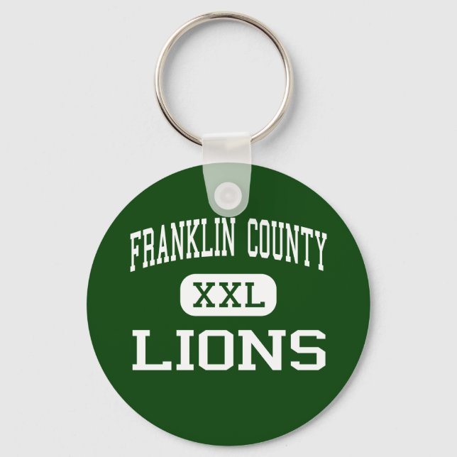 Porte-clés Comté de Franklin - Lions - High - Carnesville (Recto)