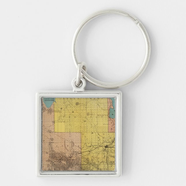 Porte-clés Comté de Modoc, Californie (Devant)