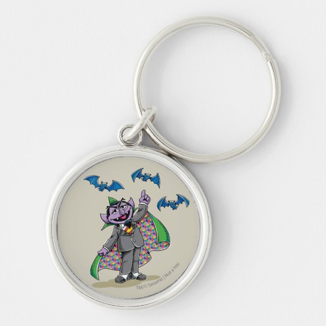 Porte-clés Comte von Count vintage (Devant)