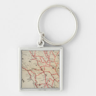 Porte-clés Comtés de Sonoma, Marin, Lake et Napa