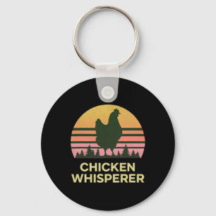 Porte-clés Concepteur amateur de volailles Coucher de soleil