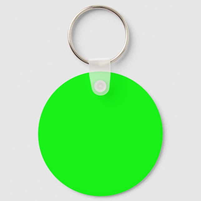 Porte-clés Concepteur Customisé couleur verte (Recto)