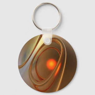 Porte-clés Conception 3d Abstraite tendance et élégante