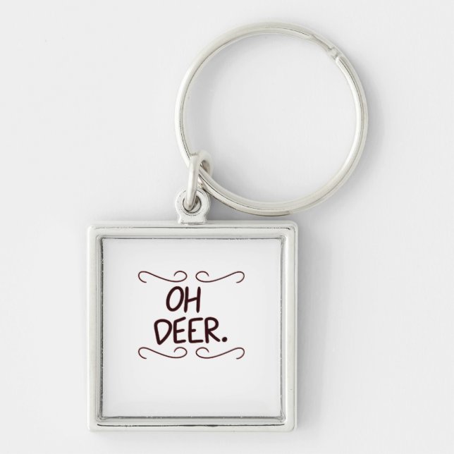 Porte-clés Conception artistique créative Alastor Oh Deer  (Devant)