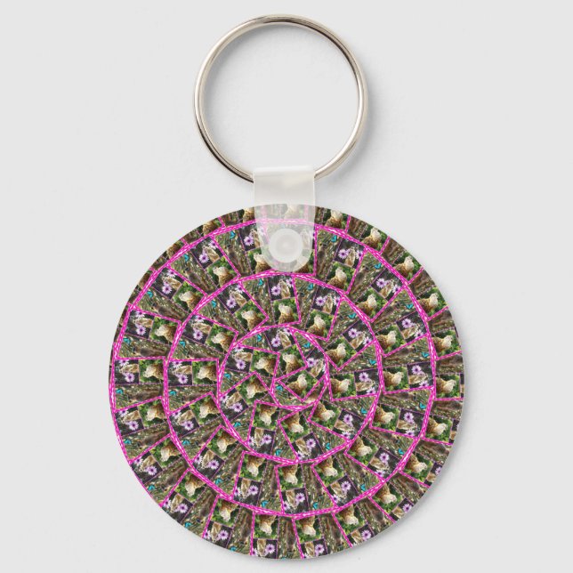 Porte-clés Conception circulaire de Meerkat, (Recto)