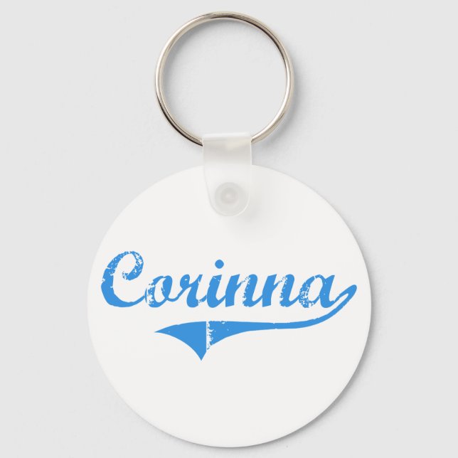 Porte-clés Conception Classique Corinna Maine (Recto)