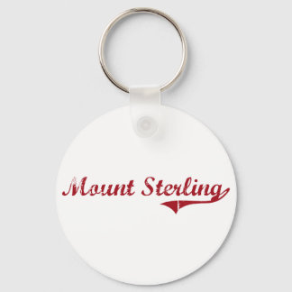 Porte-clés Conception classique du mont Sterling Ohio