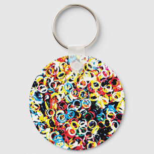 Porte-clés Conception colorée