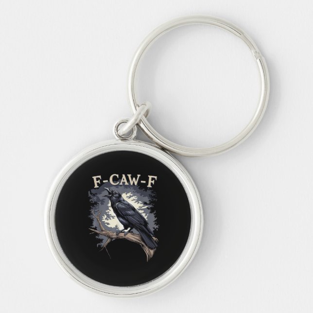 Porte-clés Conception créative et décontractée d'oiseau drôle (Devant)
