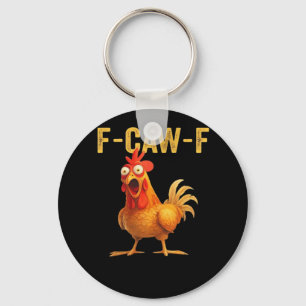 Porte-clés Conception créative et décontractée Funny F Caw F