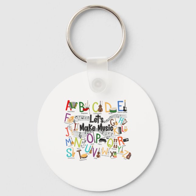 Porte-clés Conception d'alphabet mignon pour hommes femmes pr (Recto)