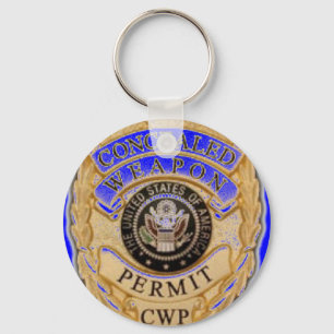 Porte-clés conception de badge ccw