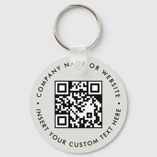 Porte-clés Conception de cadeaux publicitaires de marque QR p (Recto)