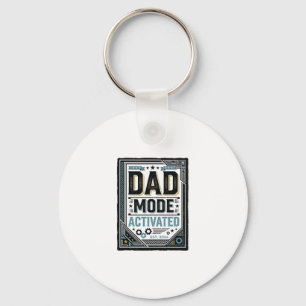 Porte-clés Conception de chemise à gravure vintage Mode Papa