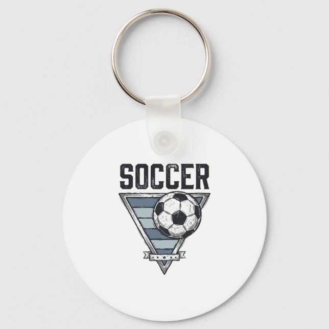 Porte-clés Conception de chemise de badge de triangle de ball (Recto)