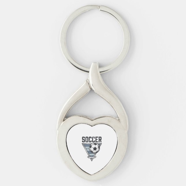 Porte-clés Conception de chemise de badge de triangle de ball (Devant)