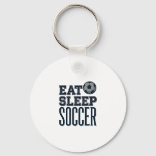 Porte-clés Conception de chemise de football vintage Eat Slee