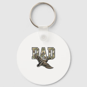 Porte-clés Conception de chemise vectorielle Camo Papa Canard