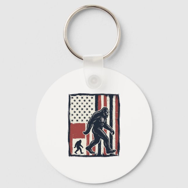 Porte-clés Conception de chemise vectorielle de drapeau de cr (Recto)