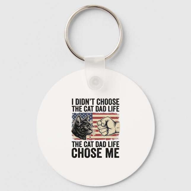 Porte-clés Conception de chemise vectorielle patriotique Vint (Recto)