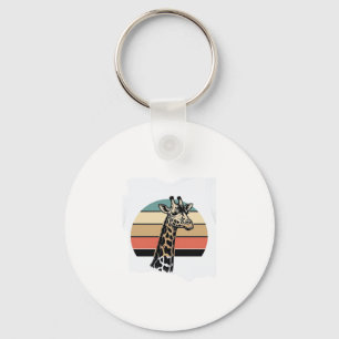 Porte-clés Conception de chemise vectorielle Safari Coucher d