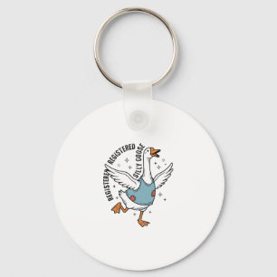 Porte-clés Conception de chemise vectorielle vintage Silly Go