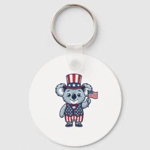 Porte-clés Conception de chemise vintage vecteur koala patrio
