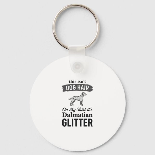 Porte-clés Conception de citation de cheveux de chien drôle d (Recto)