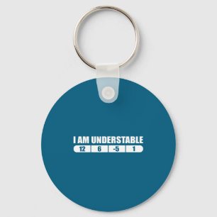 Porte-clés Conception de citation de golf à disque drôle, je