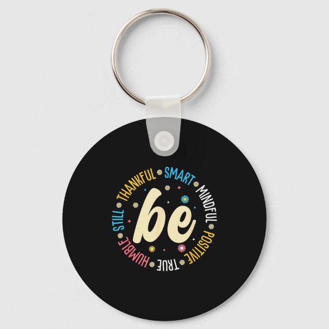 Porte-clés Conception de citation motivationnelle positive (Recto)