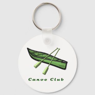 Porte-clés Conception de club de canoë