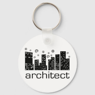 Porte-clés Conception de cool de bâtiments d'architecte !