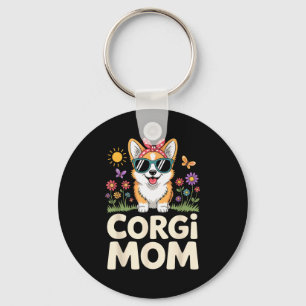 Porte-clés Conception de Corgi mignonne pour les femmes fille