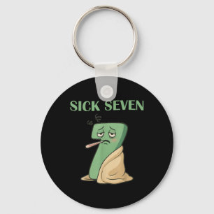 Porte-clés Conception de costume d'Halloween pour hommes Sick