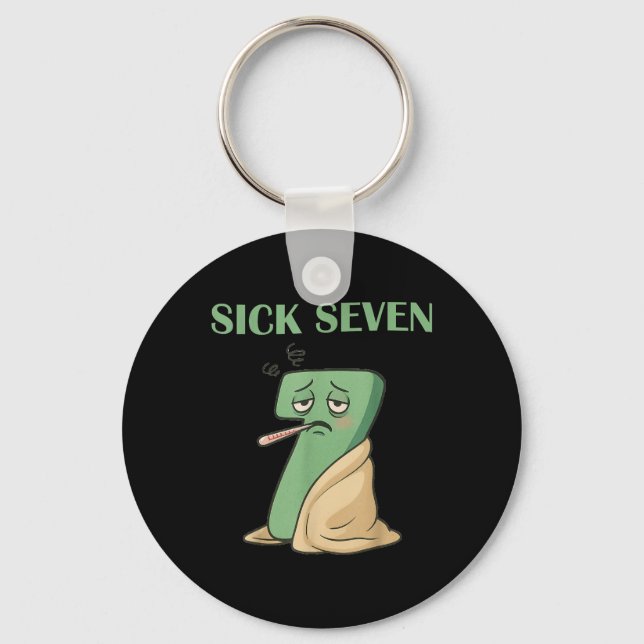 Porte-clés Conception de costume d'Halloween pour hommes Sick (Recto)