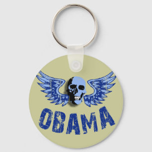 Porte-clés Conception de crâne d'Obama