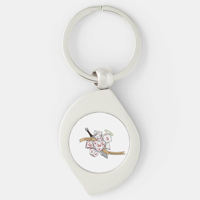 Porte-clés Conception de dés Paladin (Devant)