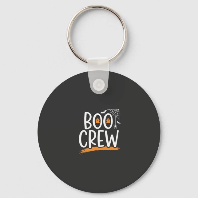 Porte-clés Conception de fantôme Halloween Boo Crew_1 (Recto)