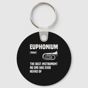 Porte-clés Conception de groupe de majorettes avec euphonium