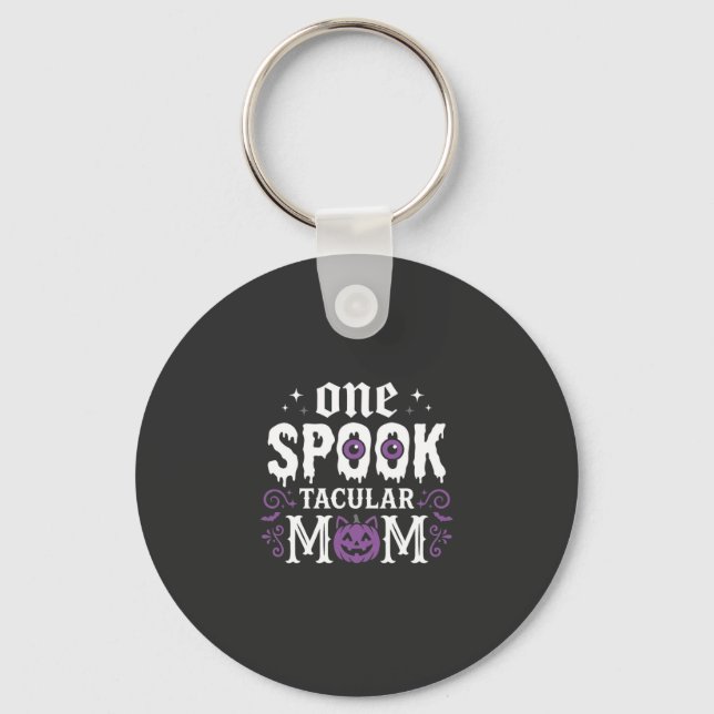 Porte-clés Conception de Halloween pour maman Spooktacular_1 (Recto)