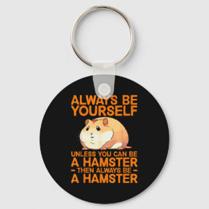 Porte-clés Conception de hamster mignon pour hommes femmes en