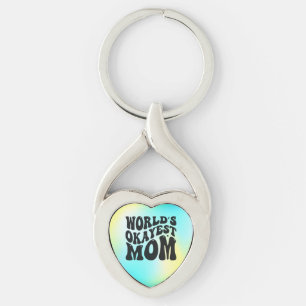 Porte-clés Conception de la Fête des mères pour la maman la p