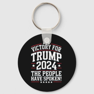 Porte-clés Conception de la victoire de Trump 2024 pour ses p