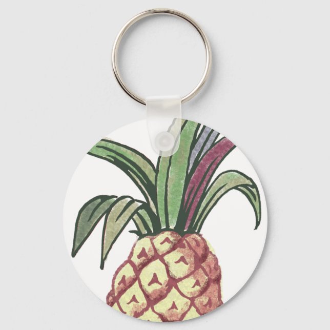 Porte-clés Conception de l'ananas (Recto)