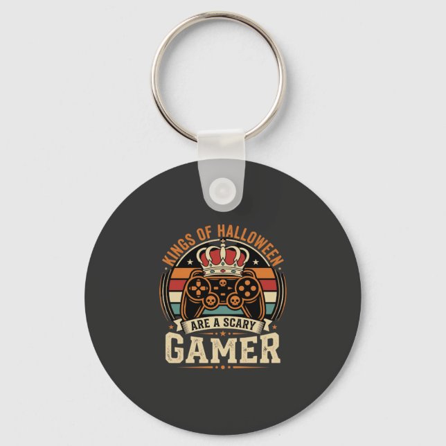 Porte-clés Conception de manette rétro du roi des joueurs Hal (Recto)