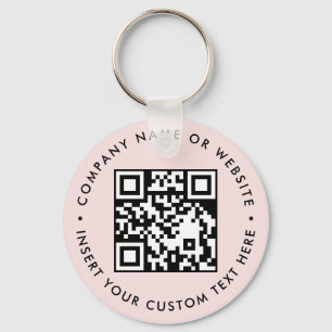 Porte-clés Conception de marketing de QR personnalisé pour le