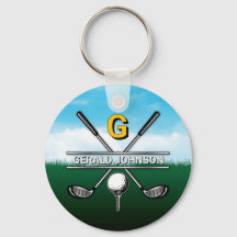 Conception de monogramme de golf sur mesure