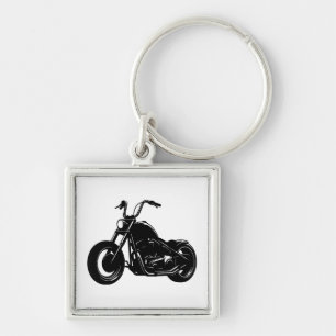 Porte-clés Conception de moto Cruiser Classique