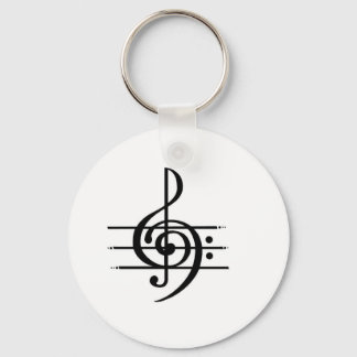 Porte-clés Conception de notes musicales