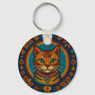 Porte-clés Conception de perle Kitty